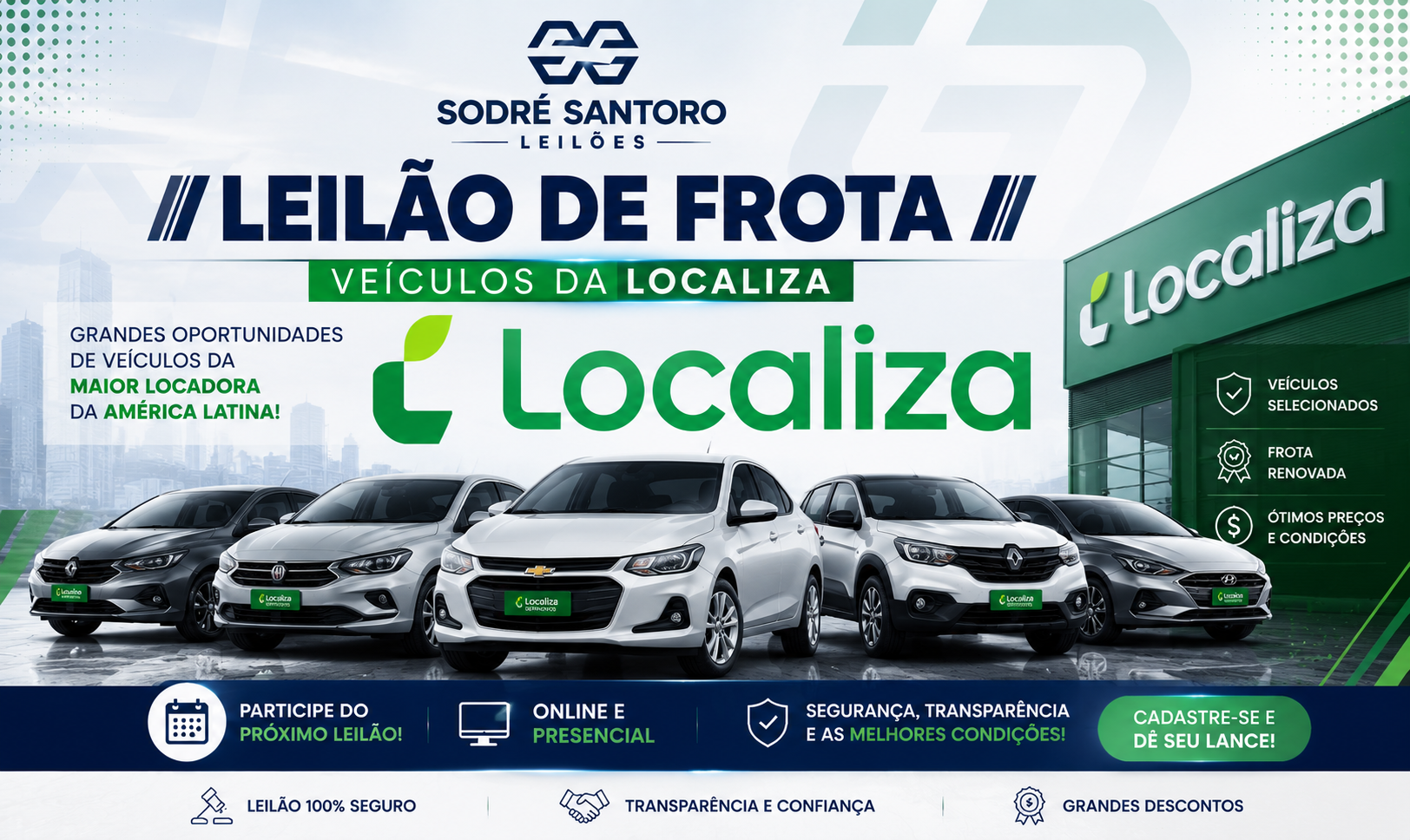 Leilão de Veículos - Frota - 28/09/2026